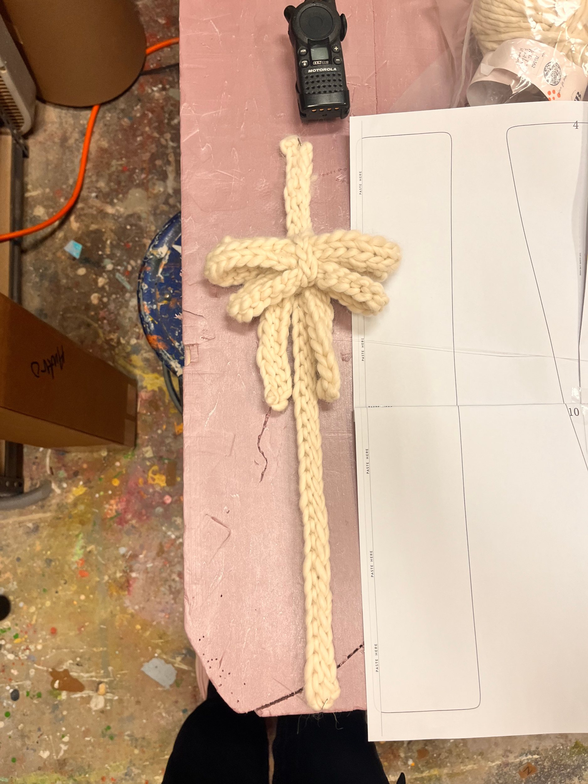 Crochet Bow — Art Display at Anthropologie
