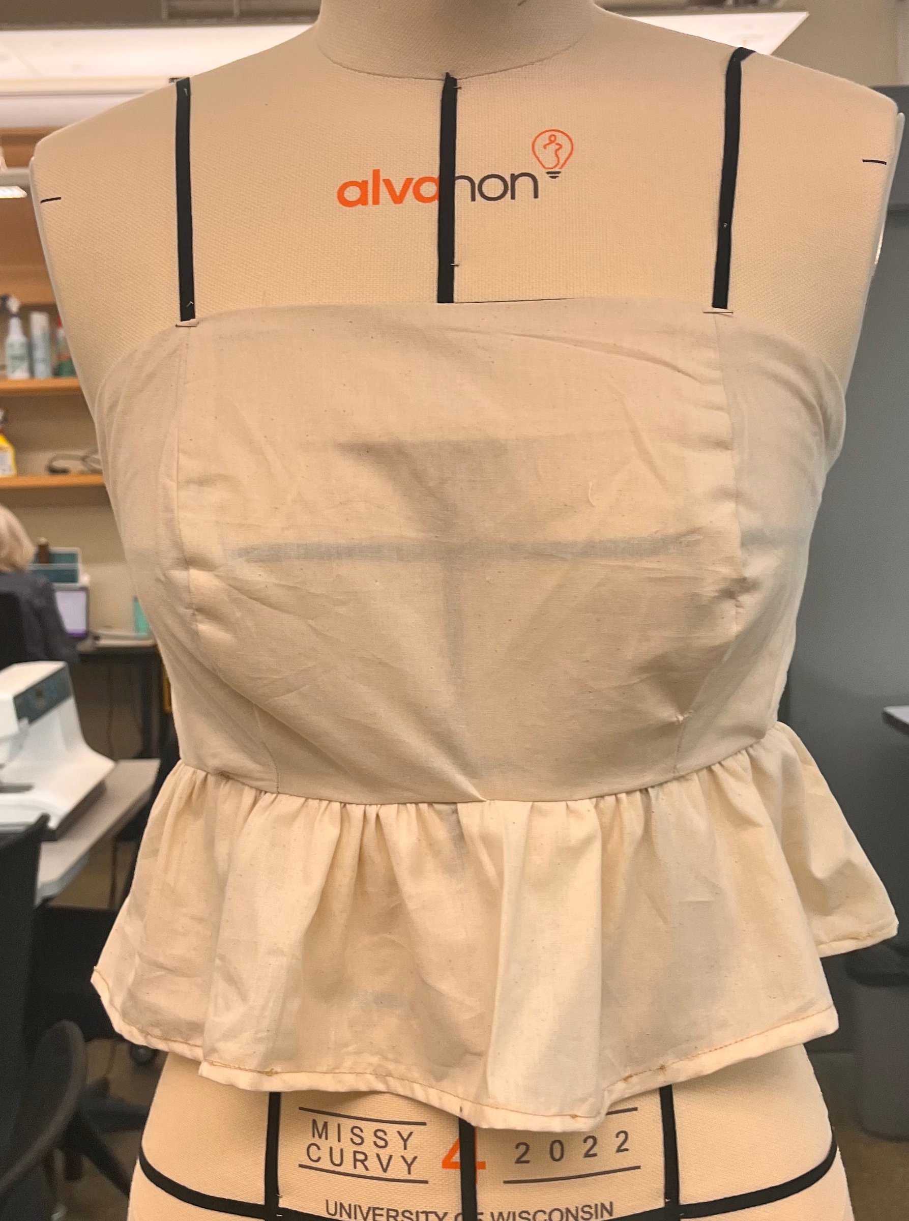 Peplum Top With Darts