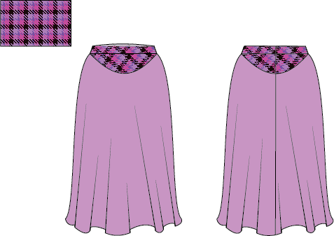 Placket Skirt