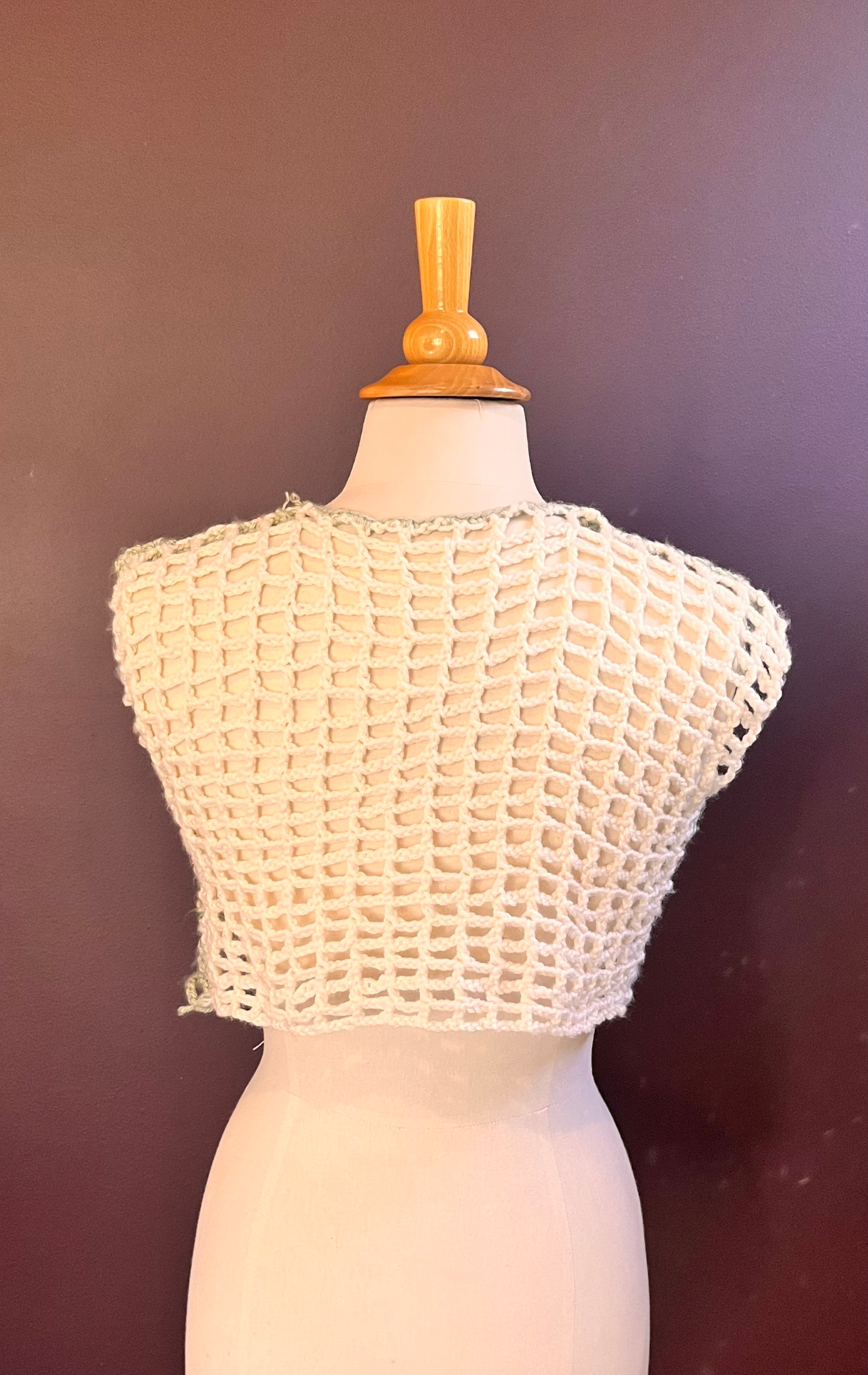 See-Through Cardigan — detail