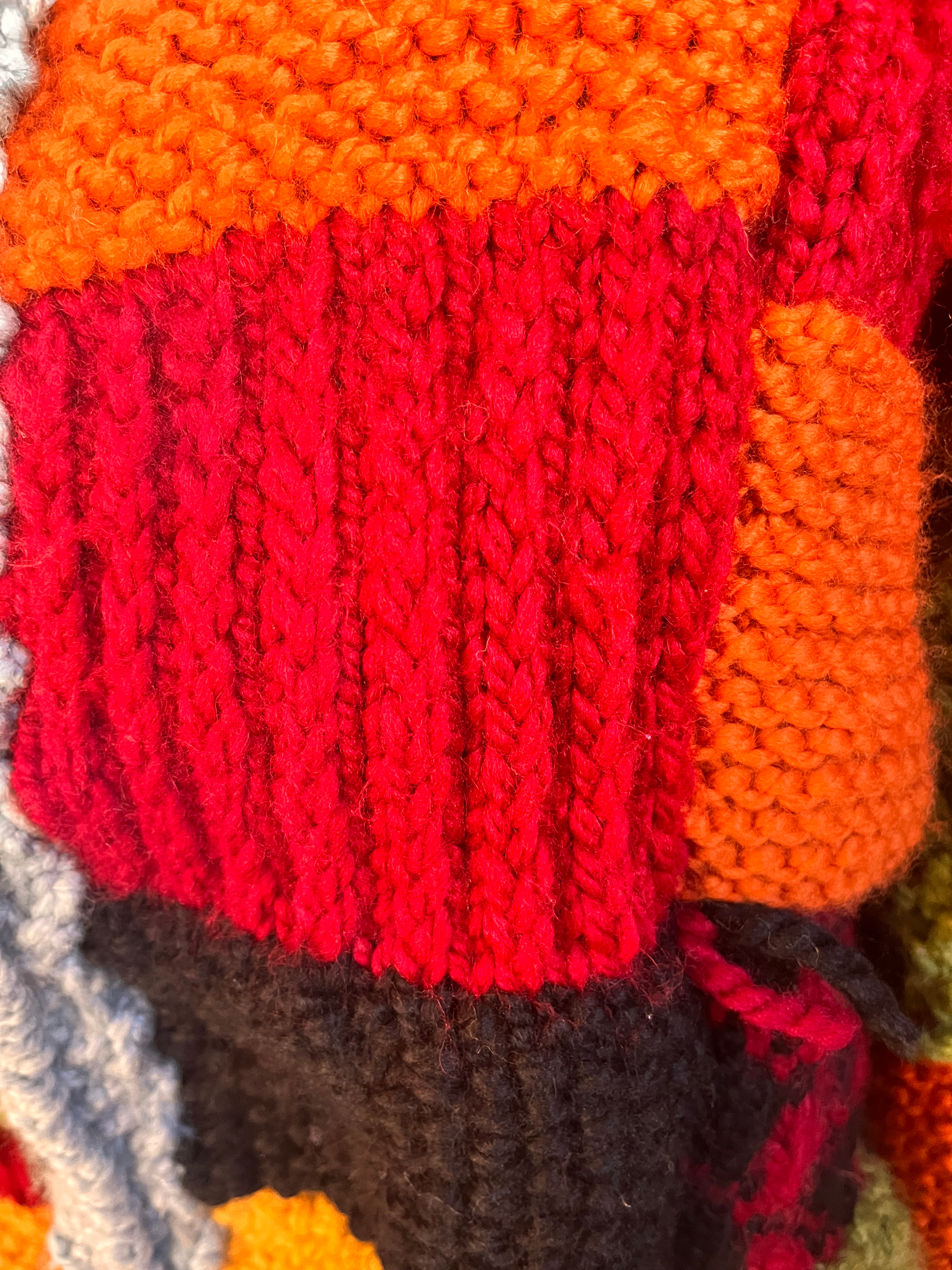 Chunky Cardigan — detail