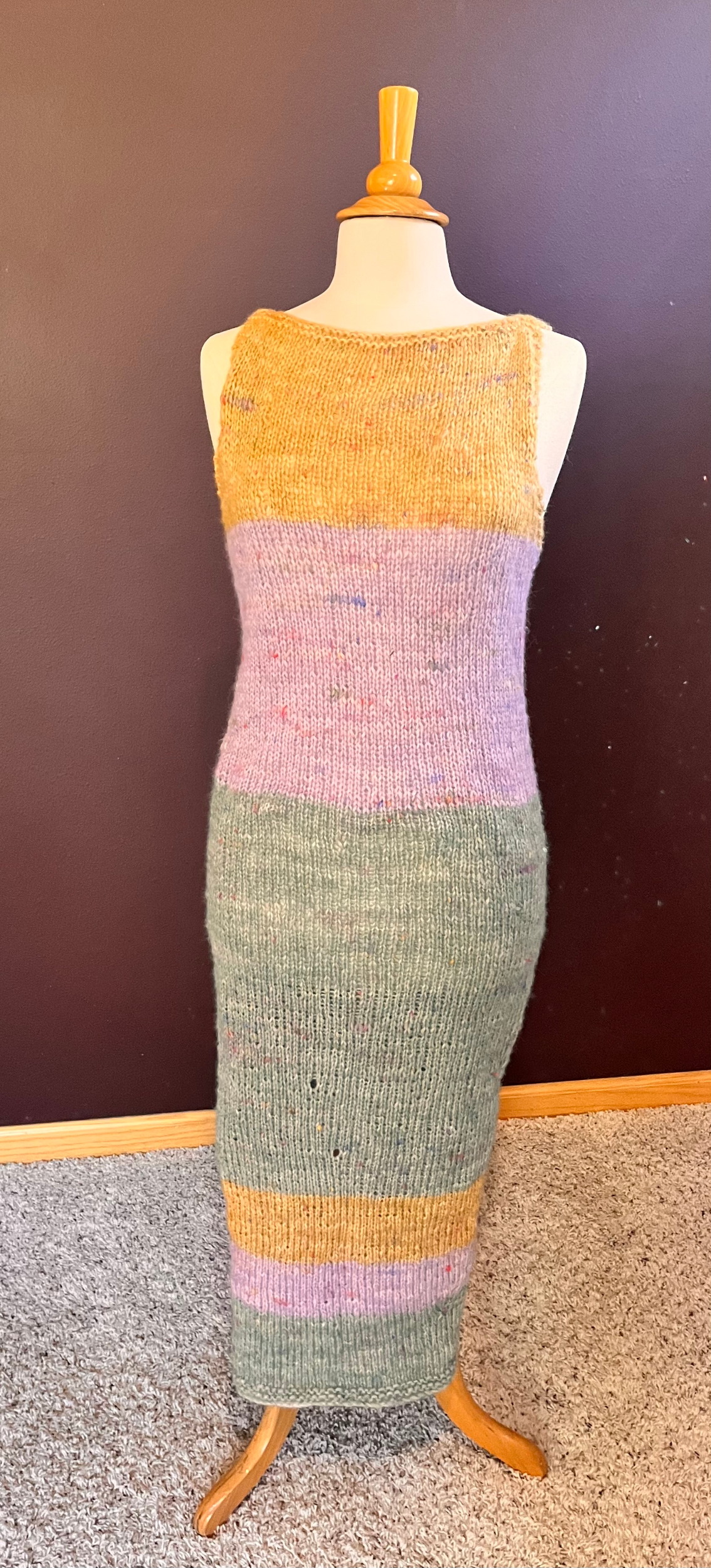 Color-Block Knit Dress