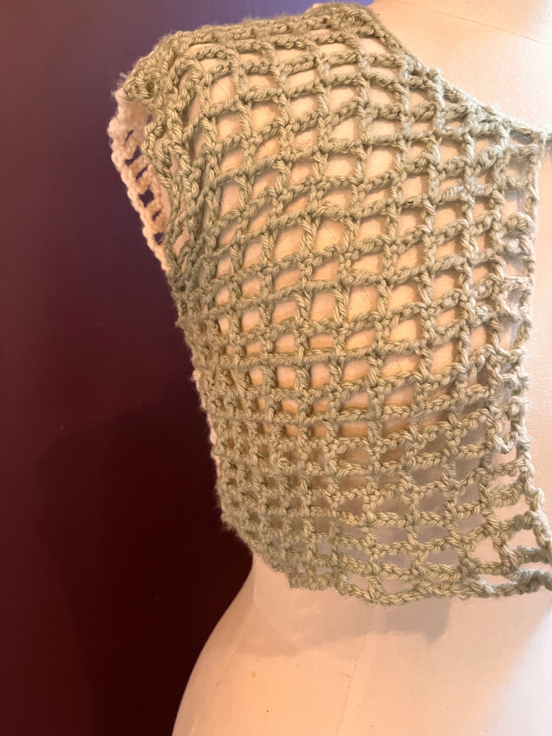 Crochet See Through Cardigan