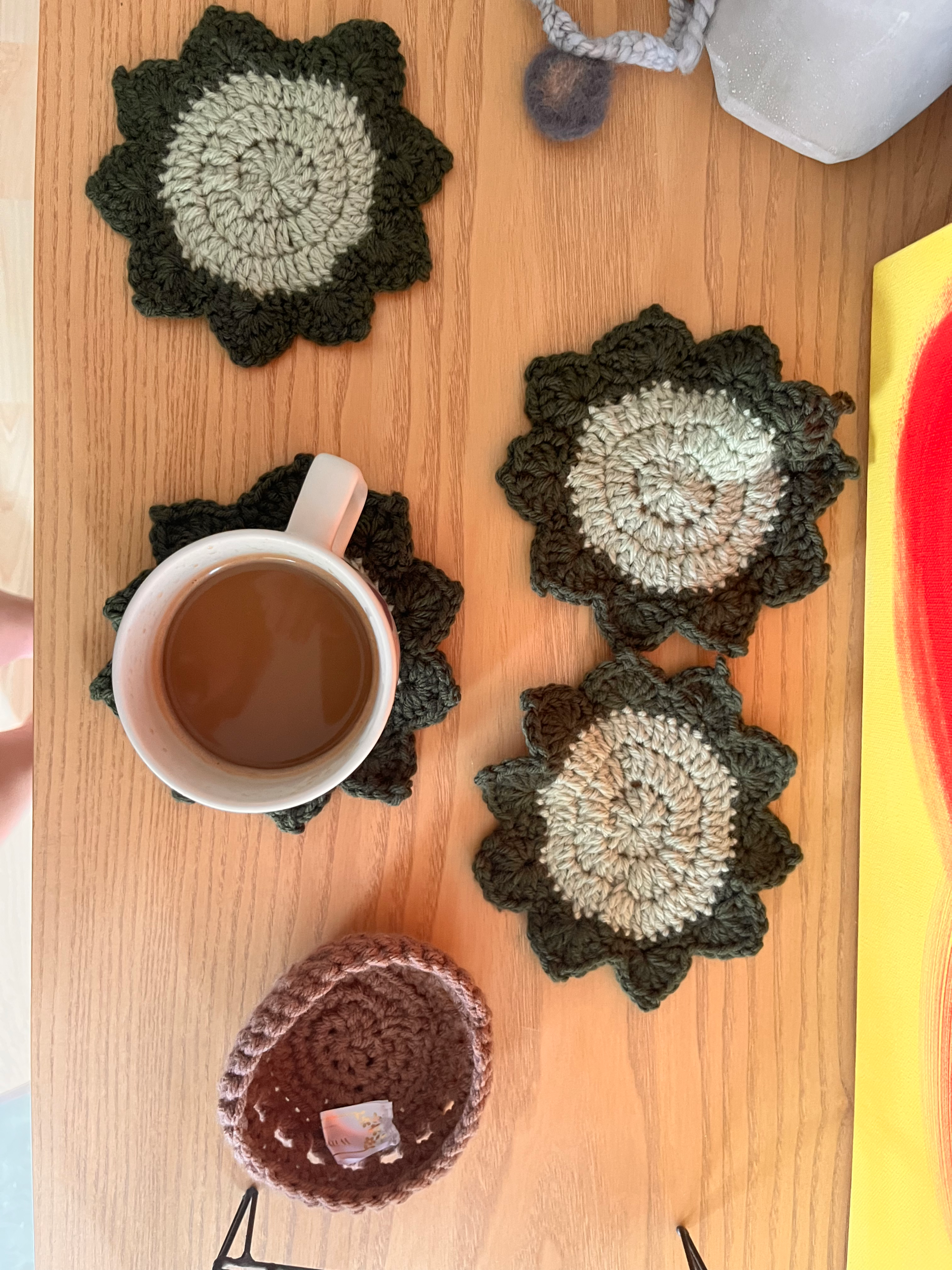 Plant Coasters — detail